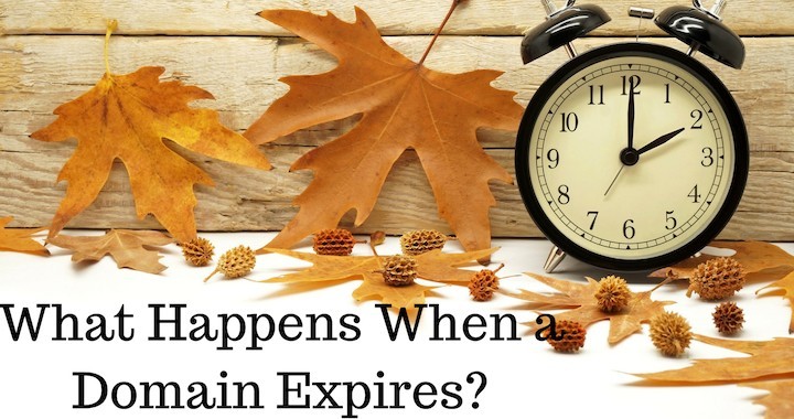 What is happening after a domain expires