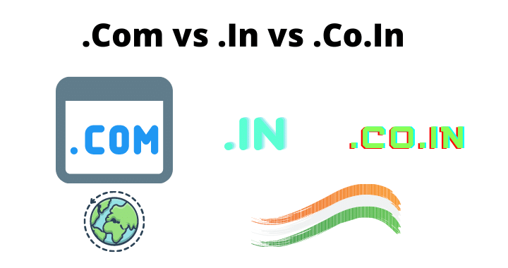 .com vs .in vs co.in domain